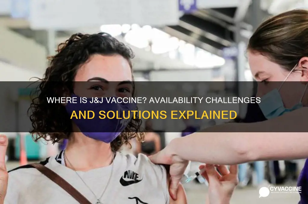 why cant i find j and j vaccine