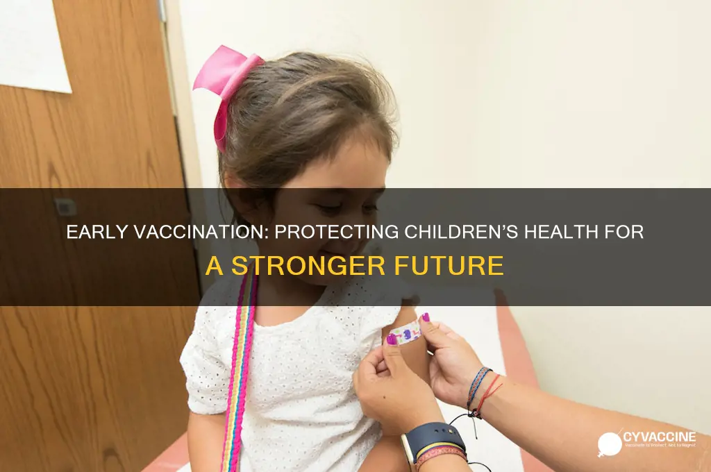 why children should be vaccinated at a young age