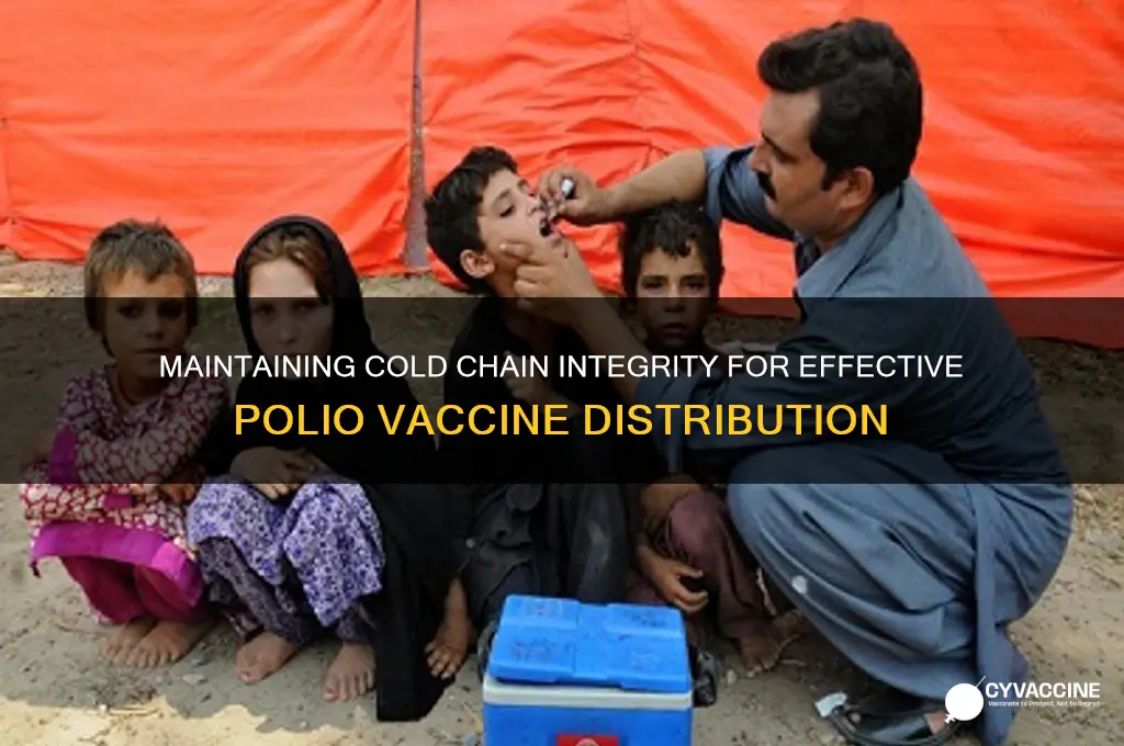 why cold chain should be maintained for polio vaccine