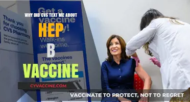 Why Did CVS Text Me About Hep B Vaccine?