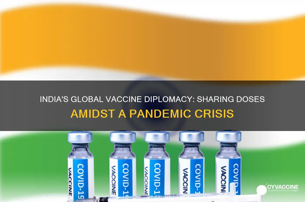 why did india export vaccine to other countries