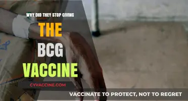 The Discontinuation of BCG Vaccine: Reasons and Implications Explained