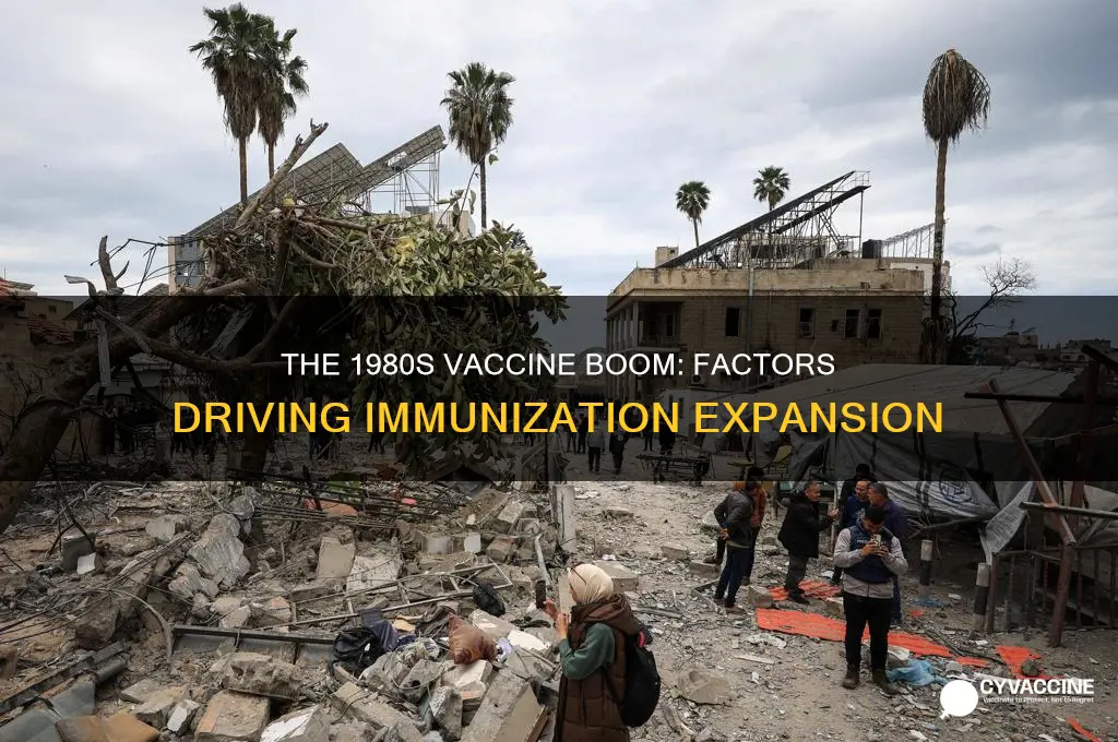 why did vaccines increase in the 80