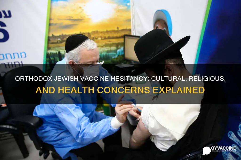 why do orthodox jews not want vaccine for their children
