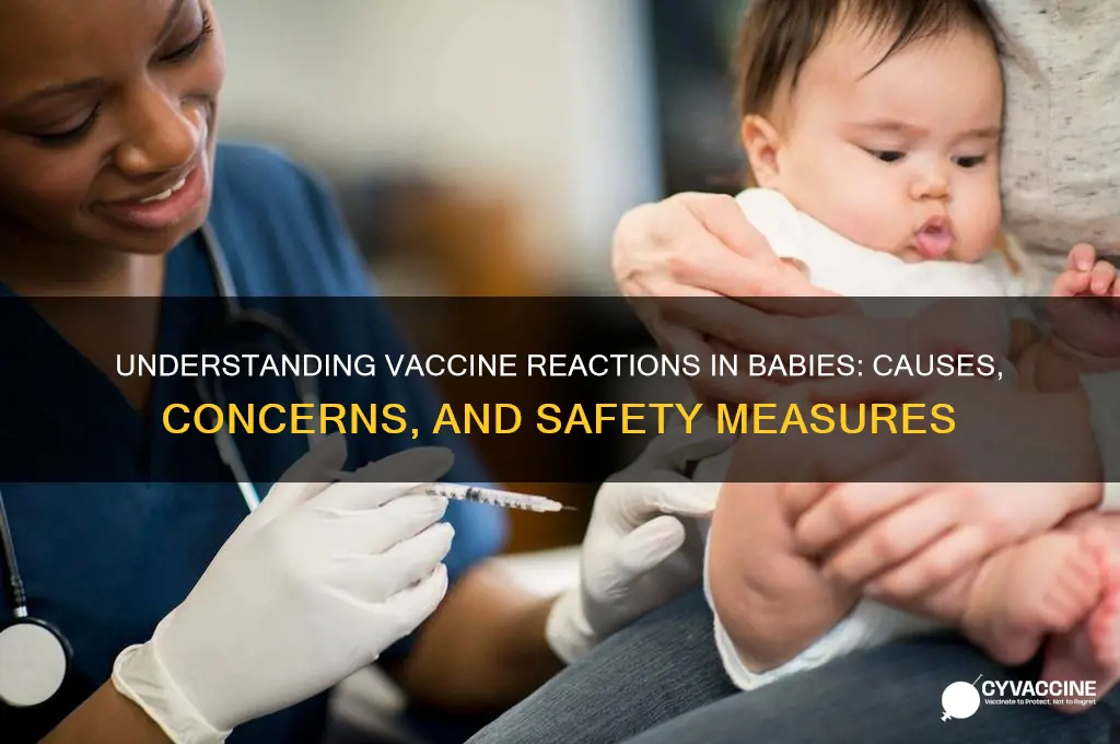 why do some babies have reactions to vaccines