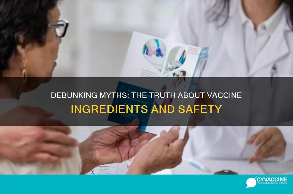 why do they add bad things to vaccines