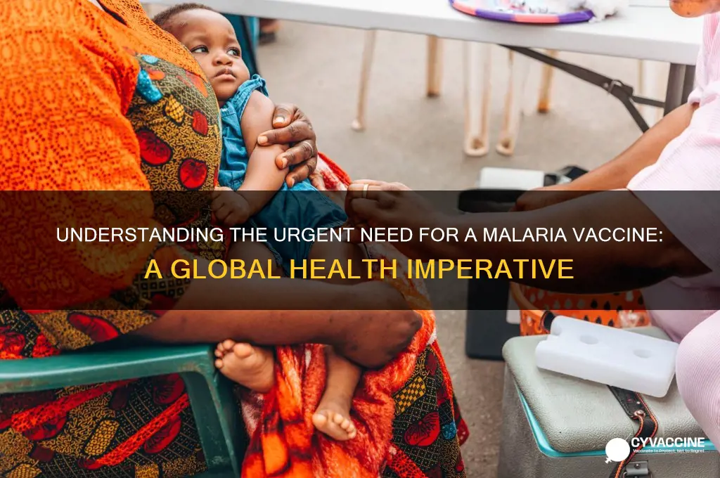 why do they produce a vaccine for malaria