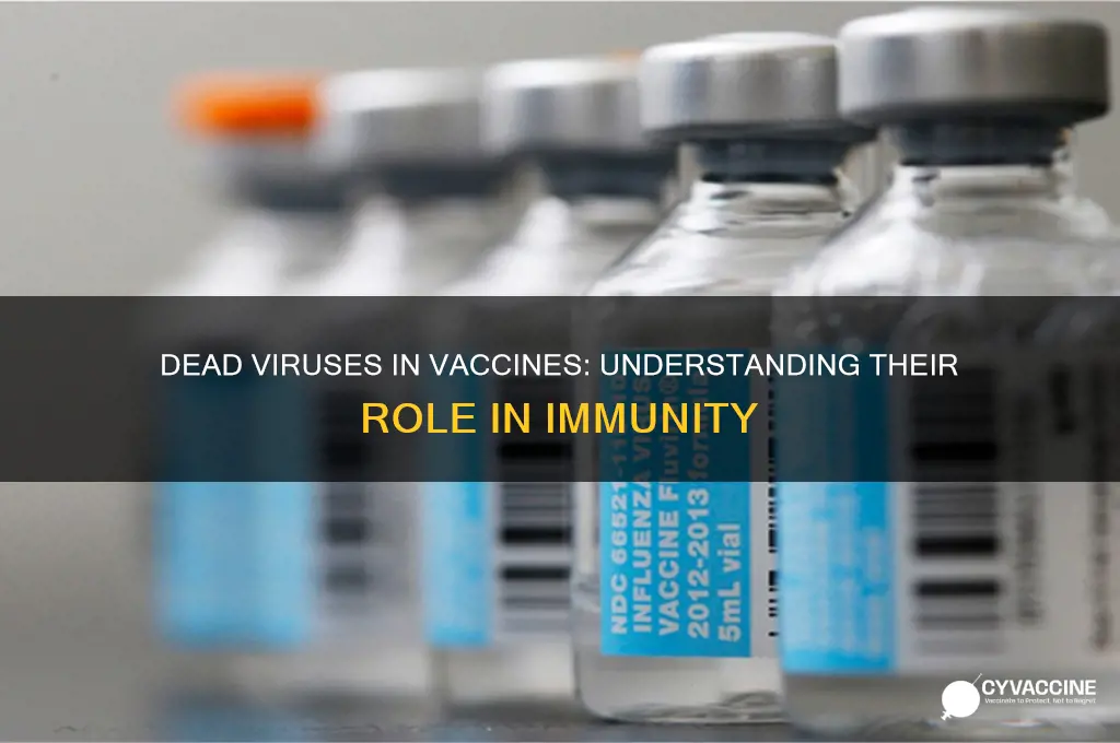 why do they put deaad viruses in vaccines