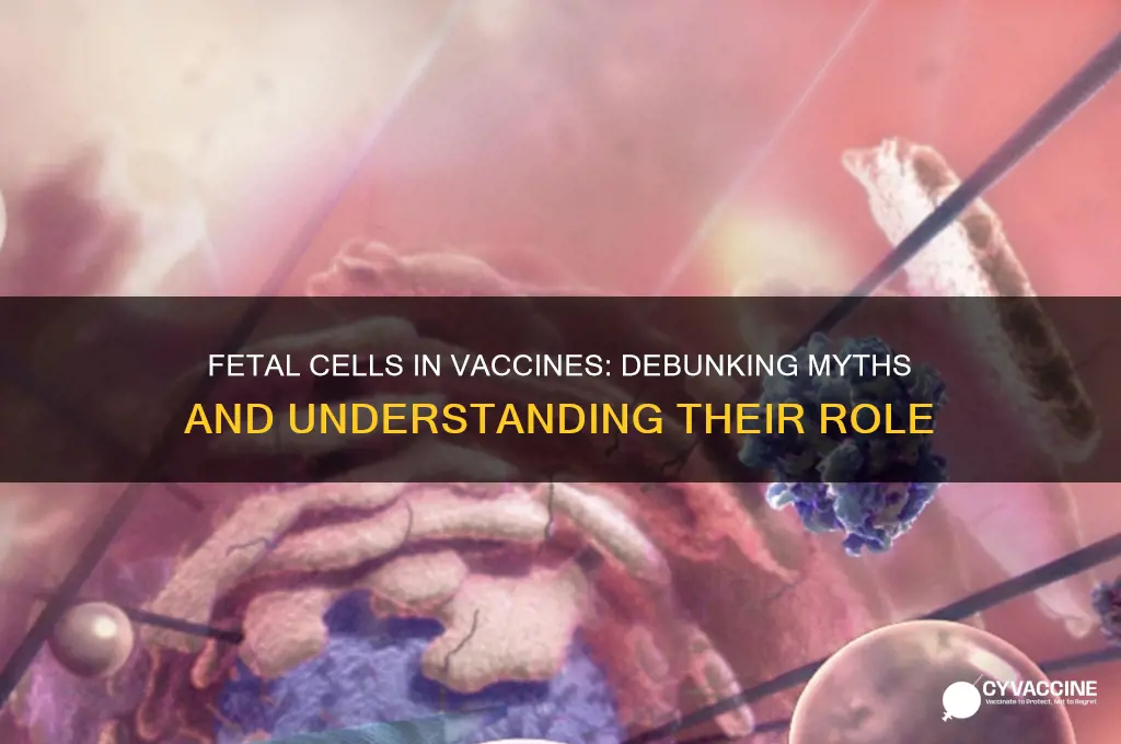 why do they put fetal cells in vaccines