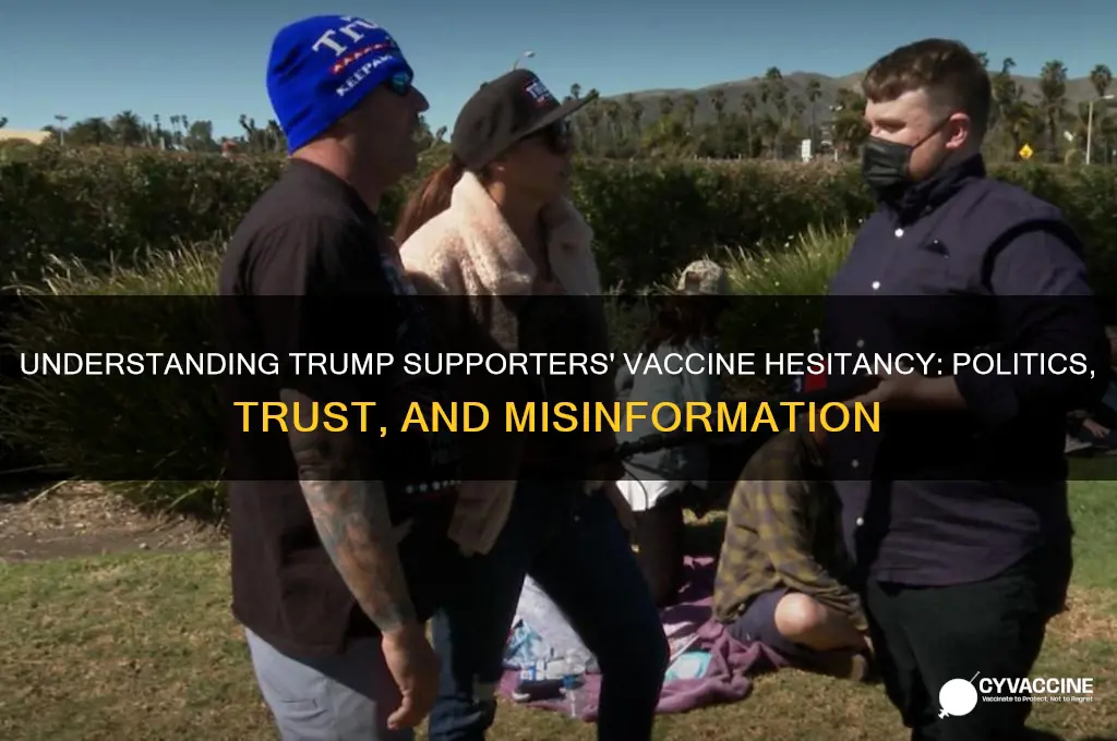 why do trump supporters not want the vaccine