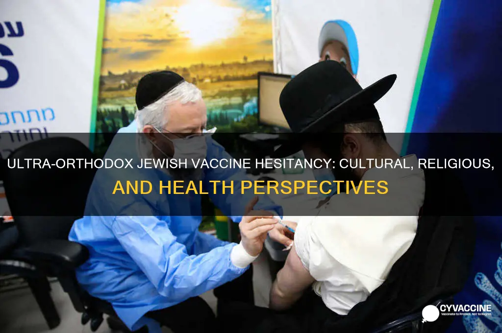 why do ultra orthodox jews not vaccinate kids