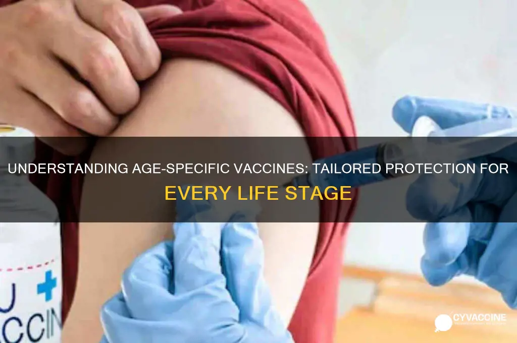 why do we have different vaccines at different ages