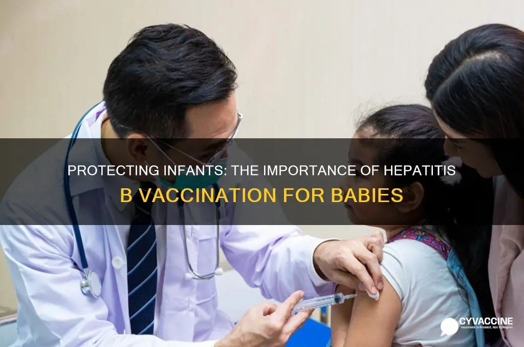 why do we vaccinate babies against hepatitis b