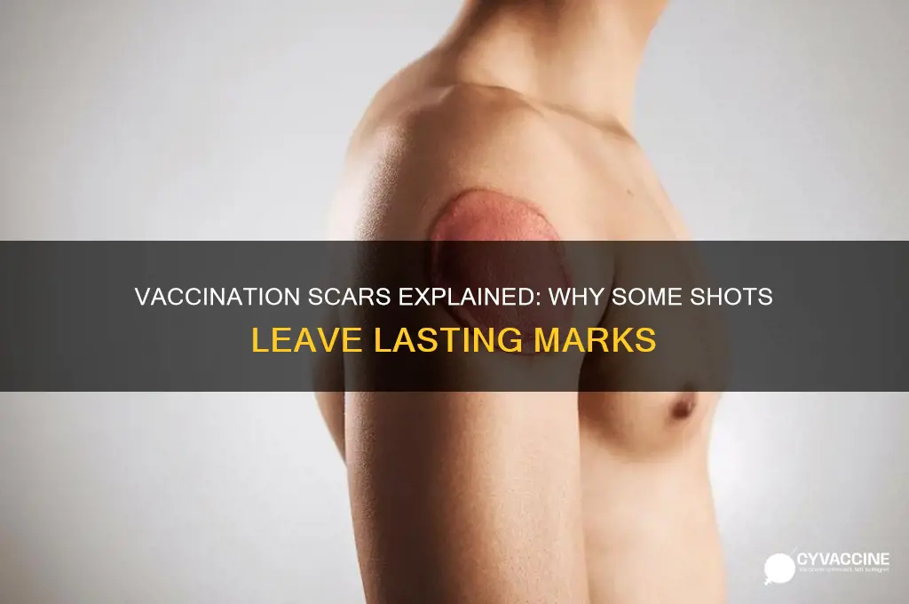 why do you have a scar from a vaccination