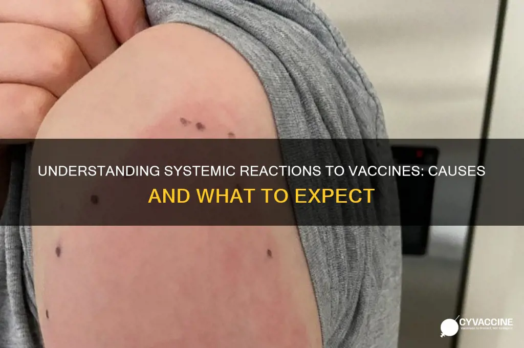 why do you have a systemic reaction to vaccines