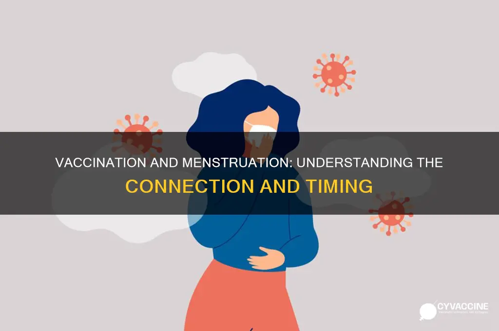 why do you have to be on period when vaccinated