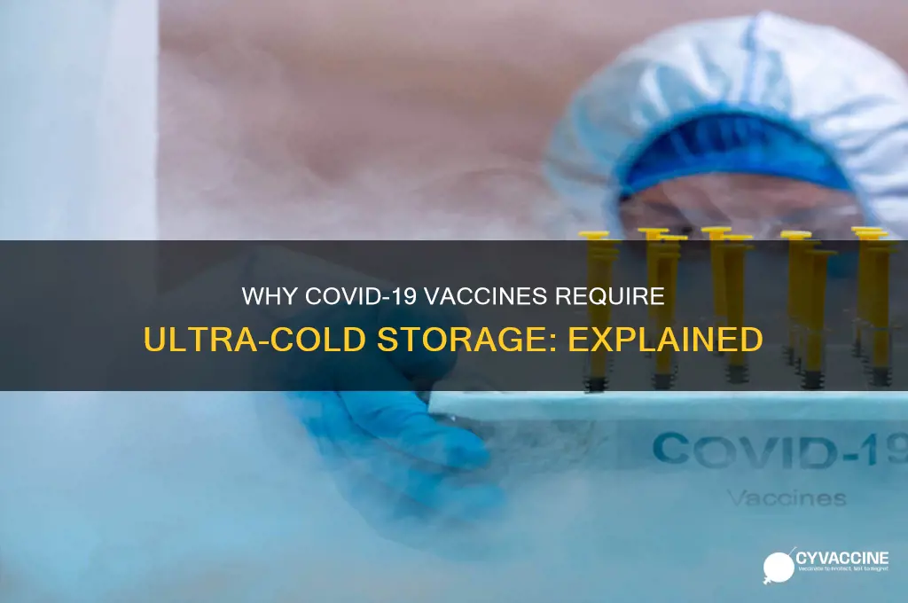 why does corona vaccine have to be kept so cold