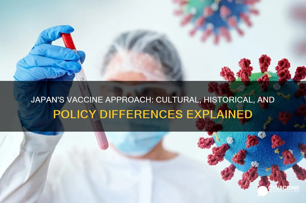 why does japan vaccinate less than the united states