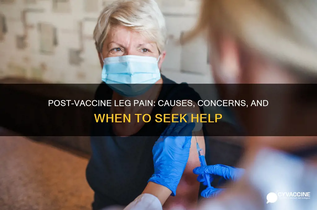 why does my leg hurt after the vaccine