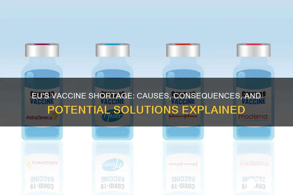 why does the eu have a vaccine shortage