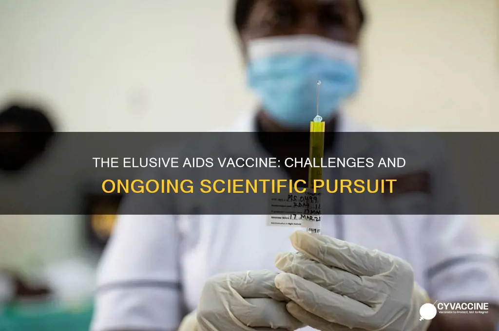 why don t we have an aids vaccine
