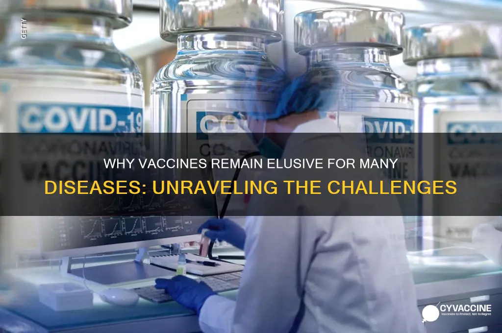 why don t we have vaccines for all diseases