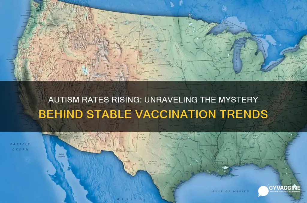 why have autism rates gone up while vaccination rates stable