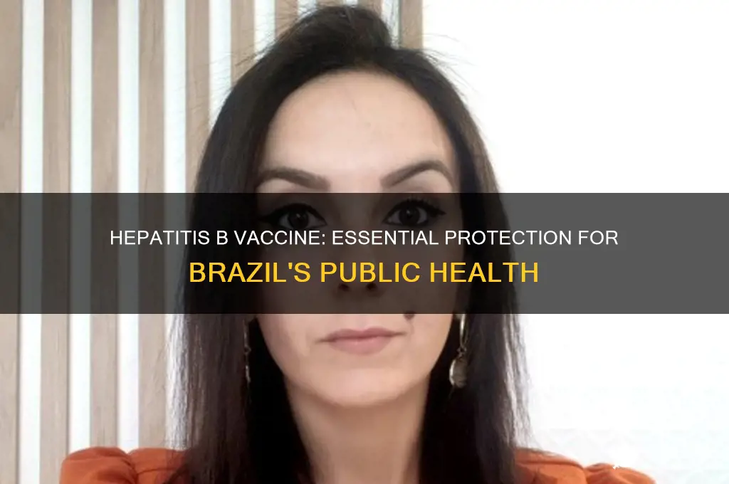 why is a hepatitis b vaccine recommended for brazil
