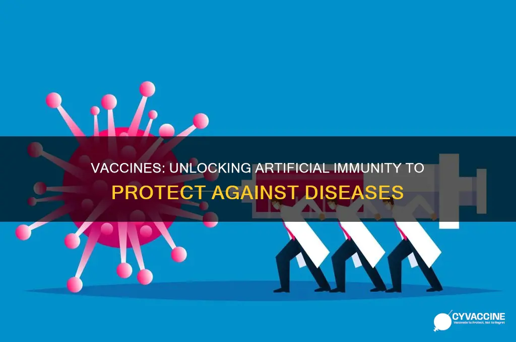 why is a vaccine sometimes referred to as artificial immunity
