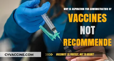 Avoiding Aspiration: Why It's Not Recommended for Vaccine Administration
