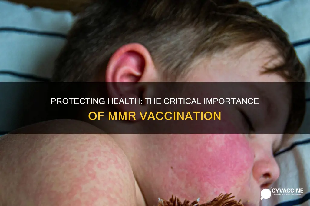 why is it important to be vaccinated against mmr