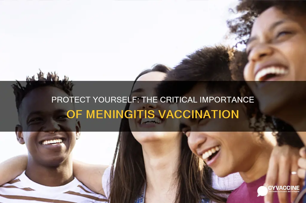 why is it important to be vaccinated for meningitis