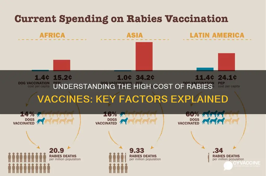 why is rabies vaccine so expensive