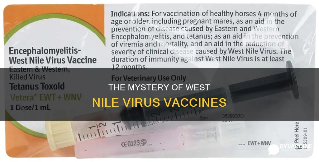 why is there no vaccine for west nile virus