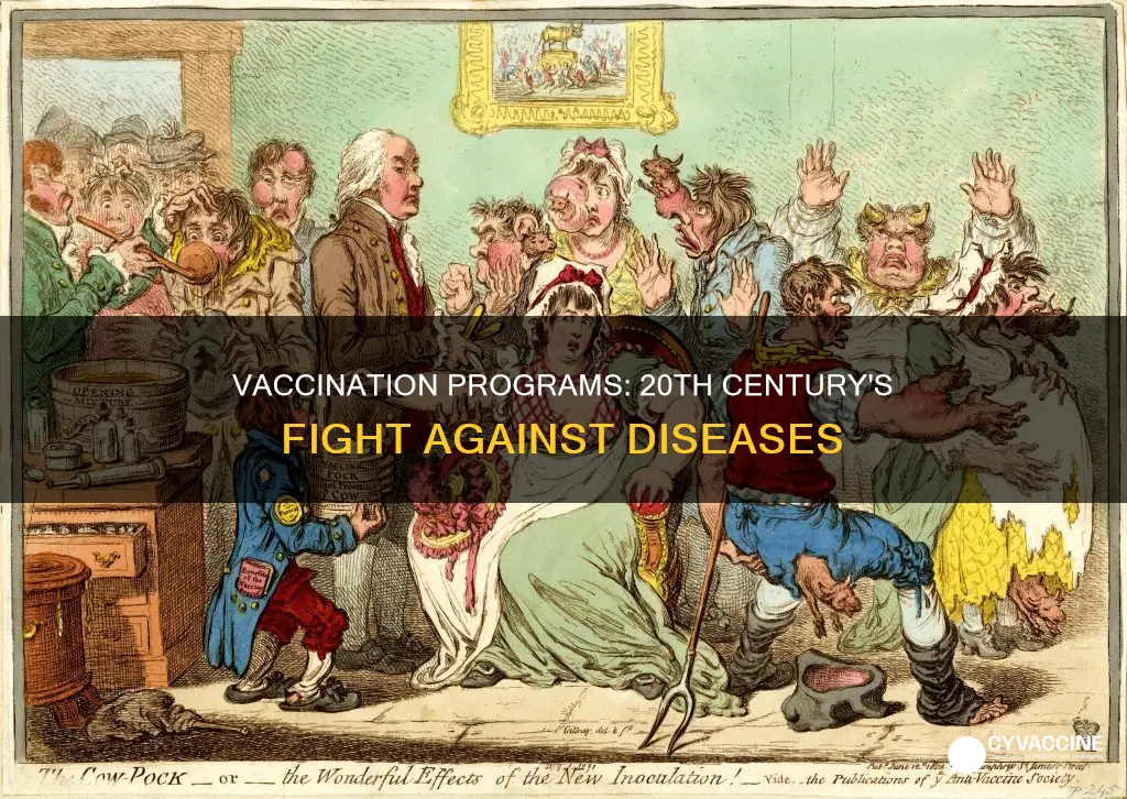 why were vaccination programs developed during the twentieth century